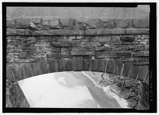 Becket Massachusetts Whistler Bridge No 3 2000s Keystone Stone Bridge Detail