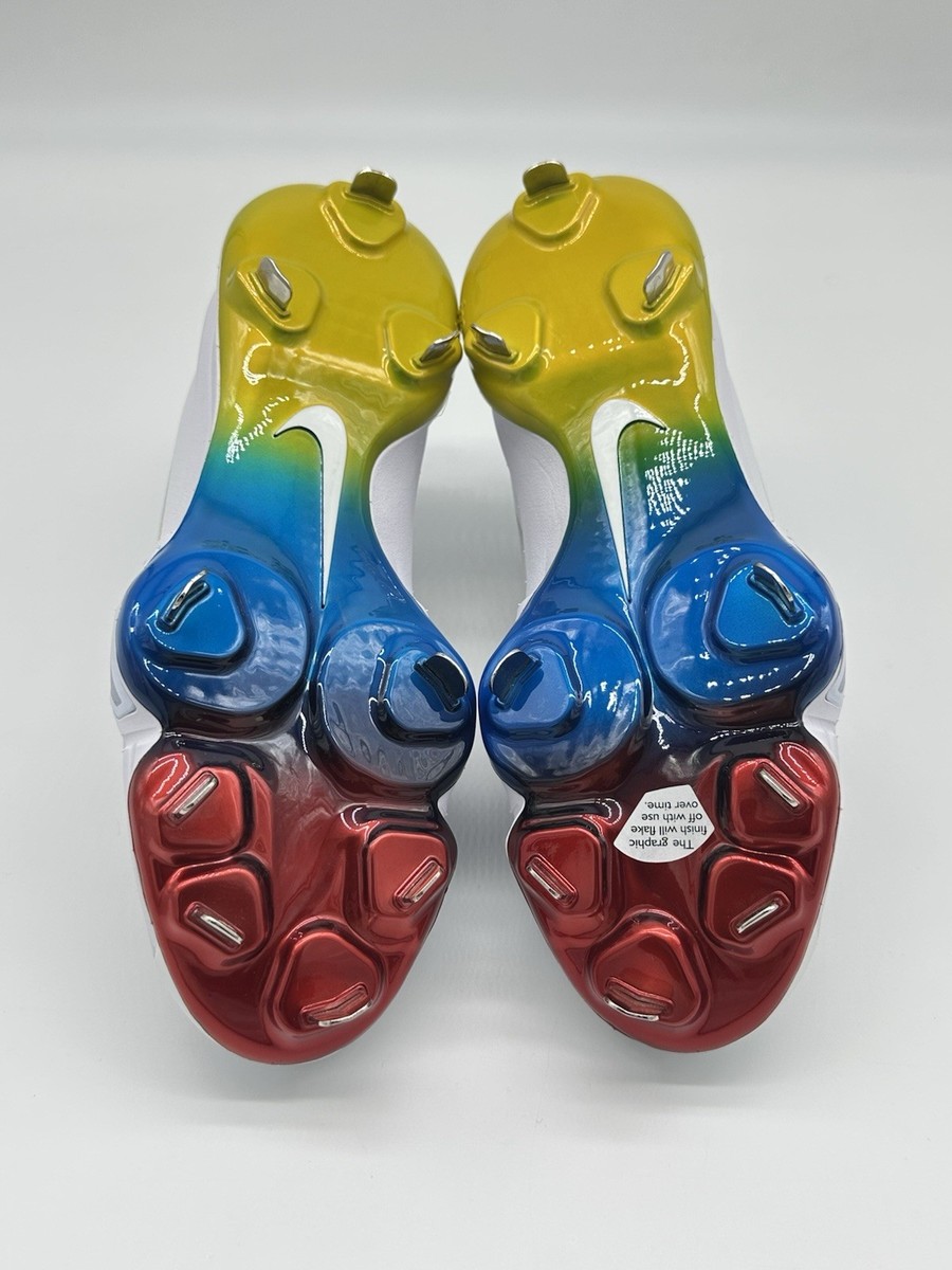 Nike Force Zoom Trout 9 Pro Metal Baseball Cleats Rainbow FB2907-106 Mens Size 8 Nike Force Zoom Trout 9 Pro Men main image 4