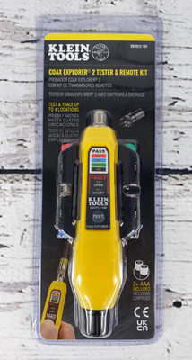 Klein Tools VDV512-101 Coax Explorer 2 Tester & Remote Kit Brand New Sealed