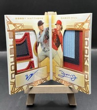 2024 Leaf Trinity Zebby Matthews & Dasan Hill Jumbo Patch Booklet Auto /25 Twins