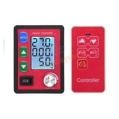 DC6-55V 15A PWM DC Brush Motor Speed Controller Voltage and Current Detection
