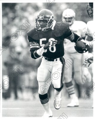 1986 Chicago Bears Football Player Linebacker Wilbur Marshall