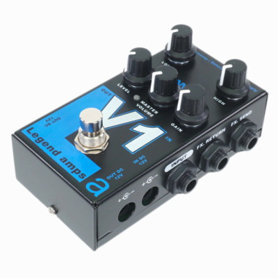 NEW AMT Electronics Guitar Preamp V-1 Pedal emulates VOX AC30 amp