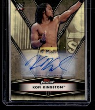 KOFI KINGSTON 2021 Topps Finest WWE  1/1 Superfractor AUTO Gold Vinyl #SS-5