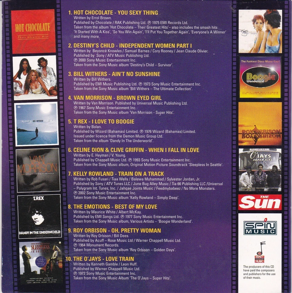 HITS FROM THE FLICKS ( THE SUN Newspaper CD ) - Bild 2 von 3