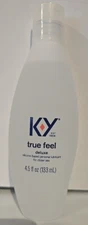 K-Y True Feel Silicone-Based Personal Lubricant 4.5oz (LARGE BOTTLE)