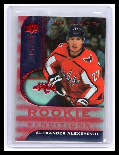 2020-21 Trilogy ##RR-25 Alexander Alexeyev Rookie Renditions /99