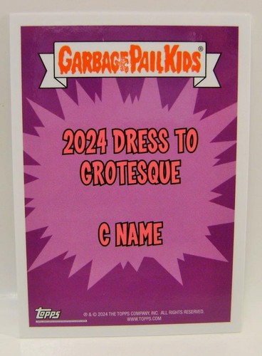 KATY COUTURE 2C C NAME DRESS TO GROTESQUE GARBAGE PAIL KIDS TOPPS 2024 - Picture 2 of 2