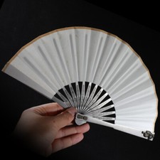 EDC Titanium Alloy Folding Fan Chinese Style Kung Fu Fan Men's Tai Chi