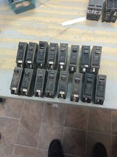 Lot of 16 General Electric THQB1120 Circuit Breakers, 1P/20 Amp, used