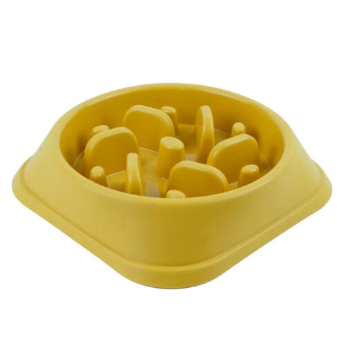 Dog Bowl Slow Feeder Pet Bowl Anti Bloating Anti Slip Feet Interactive Feed Dish - Picture 11 of 20
