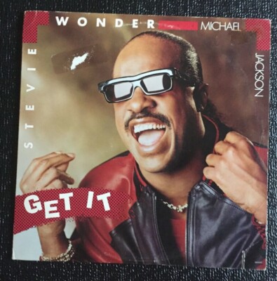 スティービー・ワンダー＆マイケル・ジャクソン Get It 12インチ Stevie Wonder & Michael Jackson 
