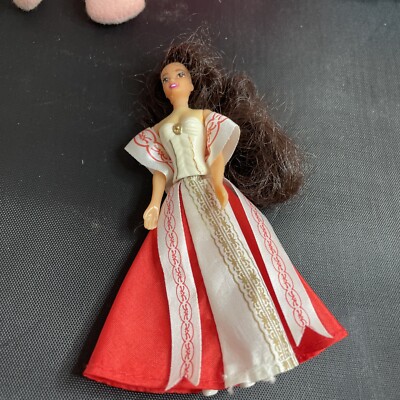 McDonalds 1996 Christmas Holiday Barbie Doll Happy Meal And Misc
