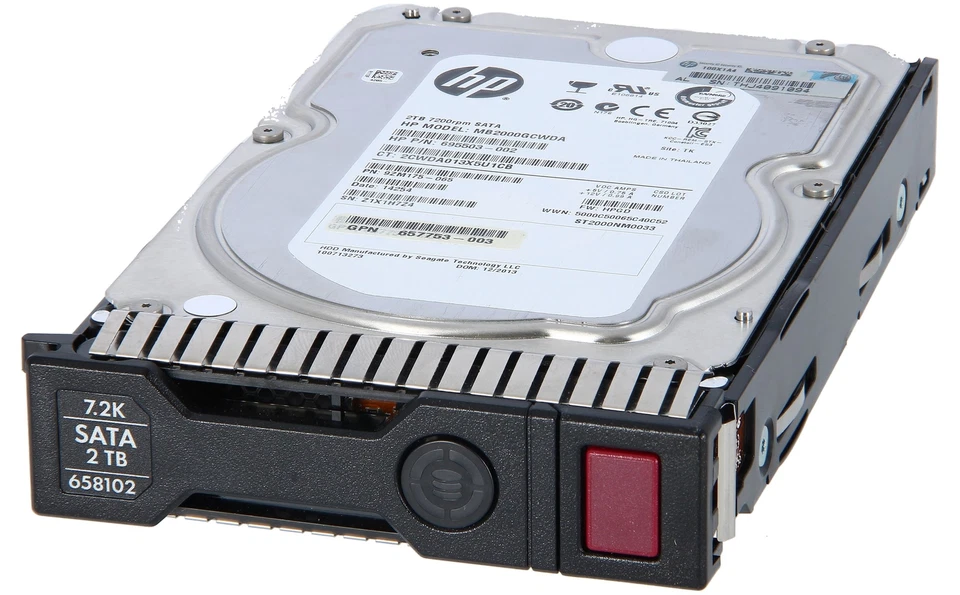 HP - 658079-B21 - HP 2TB 6G SATA 7.2K rpm LFF (3.5-inch) SC Midline   Hard Drive - Bild 2 von 3
