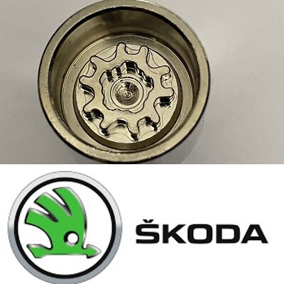 SKODA VERRIEGELUNGSRADMUTTER SCHRAUBENSCHLÜSSEL HAUPTSCHLÜSSELENTFERNER - BUCHSTABE Z 780 Code