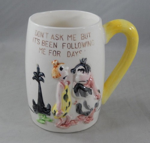 Mug Café Céramique Blanc – Design Humoristique "Beware Crazy Donkey Lady"