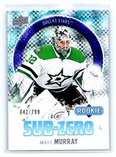 2024 Upper Deck Ice Hockey #SZ-44 Matt Murray Sub Zero Rookie 42/799 -