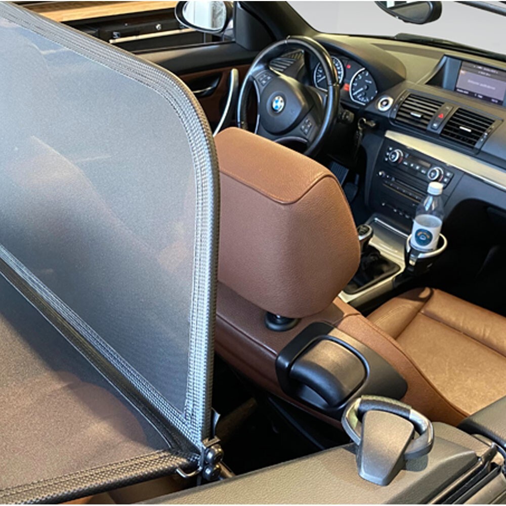 WIND DEFLECTOR BMW 1 SERIES E88 20082013 WINDSTOP WIND SHIELD CARBON