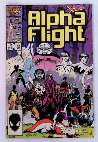 Alpha Flight 33 Marvel Comics 1st Lady Deathstrike Wolverine X-Men 