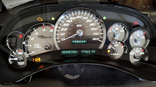 US Speedo Stainless Steel Gauge Face Kit White Text Matching Pointers GM 2003-06 gallery