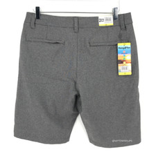 Hang Ten Mens Shorts 32 Gray Hybrid Board Shorts Swim Trunks Workout Quick Dry