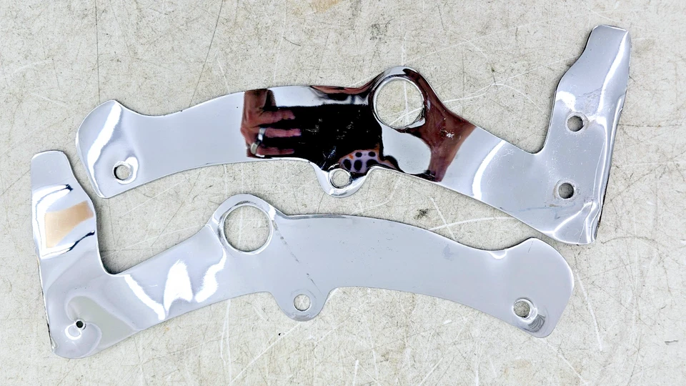 Cubiertas de cuadro trasero Harley Softail 1988 cromadas Foto 2 de 4