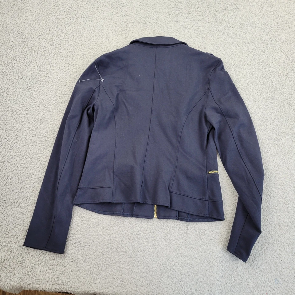 Chaqueta Blazer Marc New York Andrew Marc Mujer Pequeña Rayón Cremallera Completa Manga Larga Foto 2 de 4