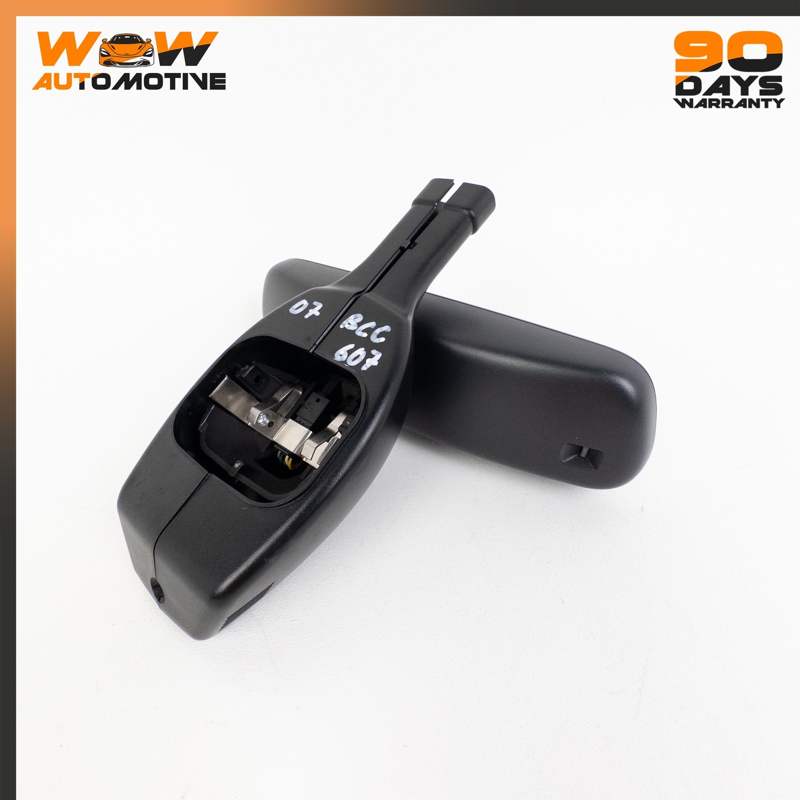 07-11 BENTLEY CONTINENTAL GTC GT FRONT UPPER INTERIOR REAR VIEW MIRROR BLACK OEM