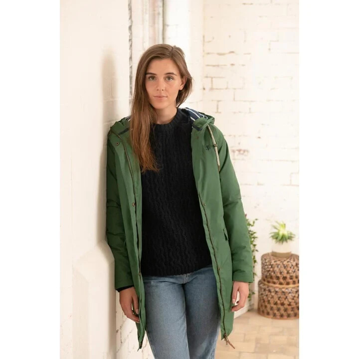 Lighthouse Iona Coat Deep Green UK