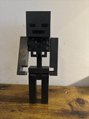 2018 Mattel Minecraft Wither Skeleton Black 9.5  Figure Large