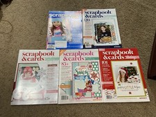 Scrapbook Cards Today Magazine Lot WINTER Issues 2015-2017 2019 Crafts Hobby