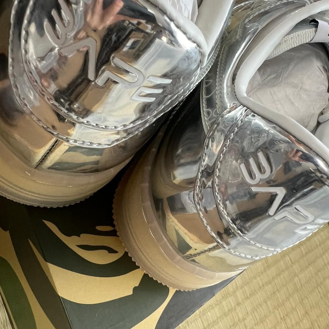 その他 A BATHING APE - BAPE SORAYAMA100%&amp;400%GOLD&amp;silverSET A BATHING APE Men's Footwear BAPE HAJIME SORAYAMA BAPE SK8