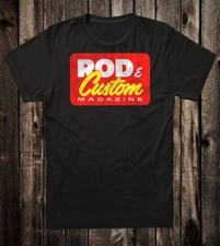 Retro Hot Rod Tee T Shirt 100% Cotton Speed Shop Rod & Custom Magazine