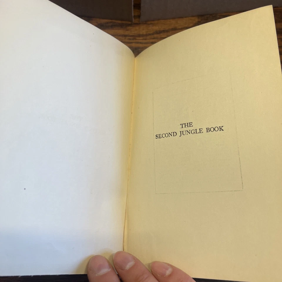 The Second Jungle Book Rudyard Kipling 1925 Doubleday School Edition - Image 3 of 4