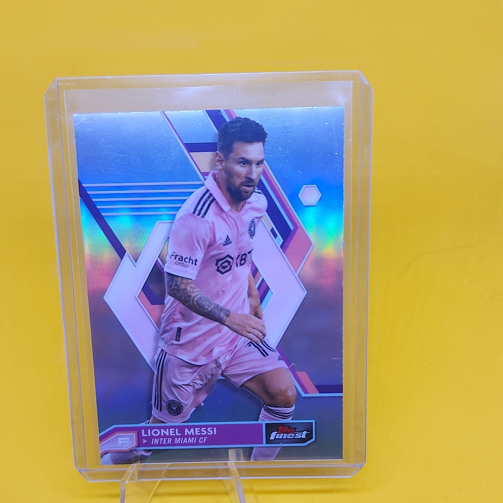 Lionel Messi 2023 Topps Finest MLS Refractor Inter Miami CF #1 SP