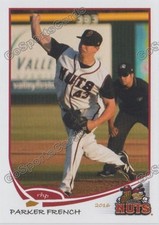 2016 Modesto Nuts Parker French RC Rookie Colorado Rockies