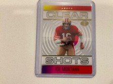 2021 Panini Illusions Football Joe Montana Clear Shots Insert