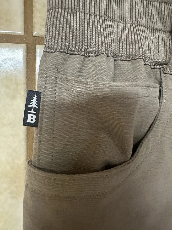 Pantalones Bass Outdoors para mujer senderismo pesca camping tareas, bolsillos, marrón talla L Foto 4 de 4