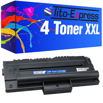 4x Toner XXL PlatinumSerie für Samsung MLT-D1092S SCX-4300 SCX-4610 SCX4610 SCX4