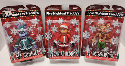 Five Nights At Freddy's Christmas Holiday Collection Action Figures