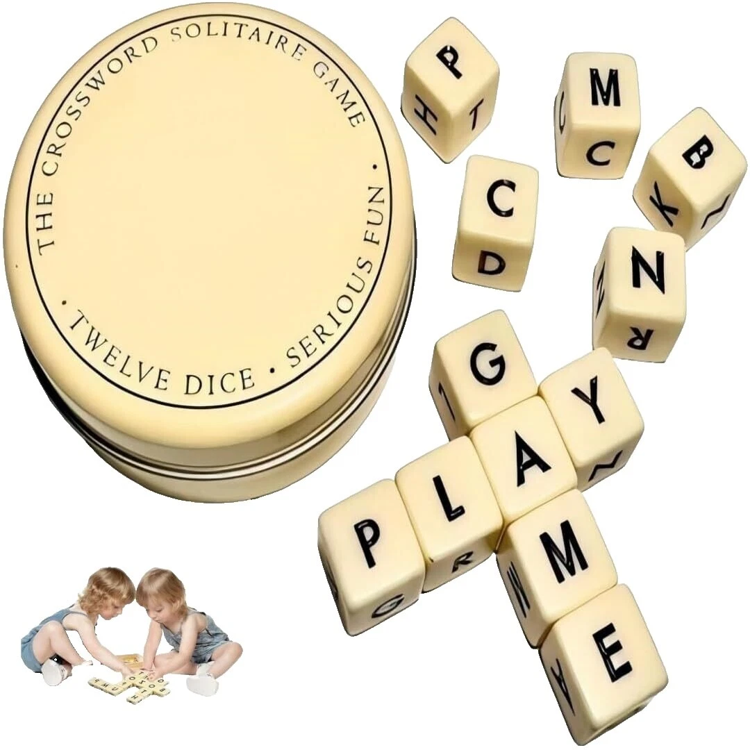 Letters Dice Contemporary Manufacture Board & Traditional Games