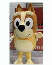 halloween Mascot Costumes The Bingo Dog Mascot Costume Adult Cartoon Character