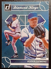 2023 Donruss Baseball Holo Blue Diamond Kings #21 Roger Clemens | Toronto