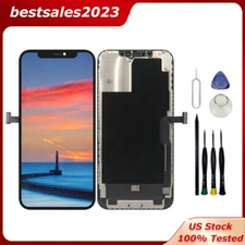 For iPhone 12 Pro Max Black Replacement LCD Display Screen Touch Digitizer +Tool