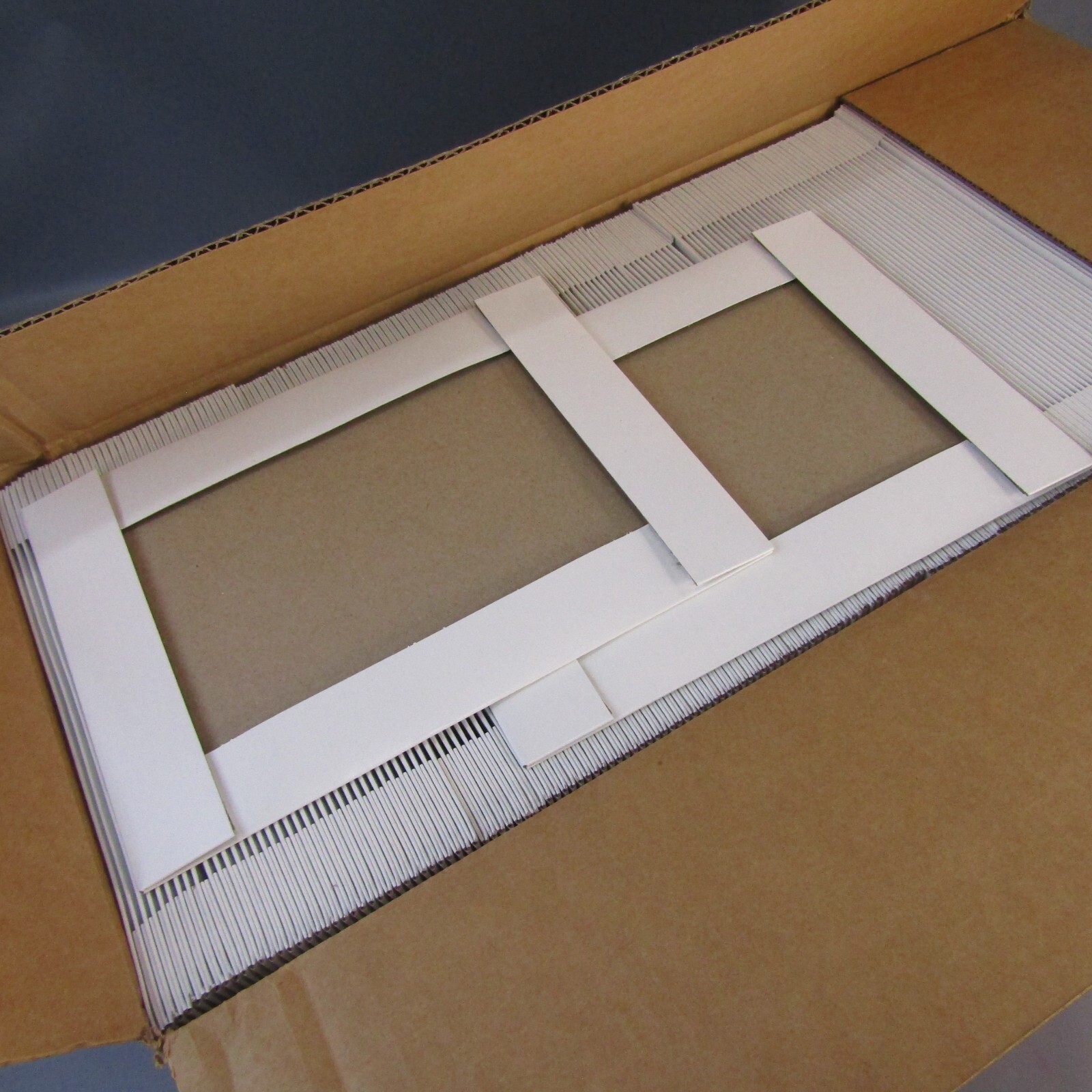 Uline Apparel Boxes S7093 NEW Case of 100 White Cardboard 11.5 x 8.5 x