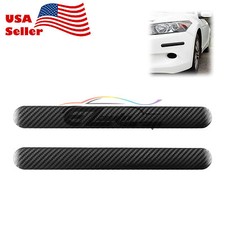 Black Carbon Fiber Style Anti-scratch Bumper Corner Guard Protector Strip Black Carbon Fiber Style Anti-scratch Bumper Corner Guard Protector Strip
