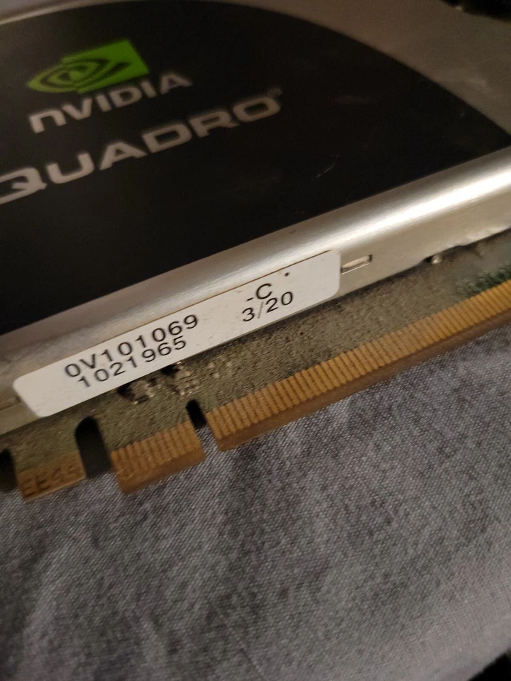 HP NVIDIA QUADRO FX 3700 512MB PCI-e Video Graphics Card GPU 462600-002 - Image 3 of 4