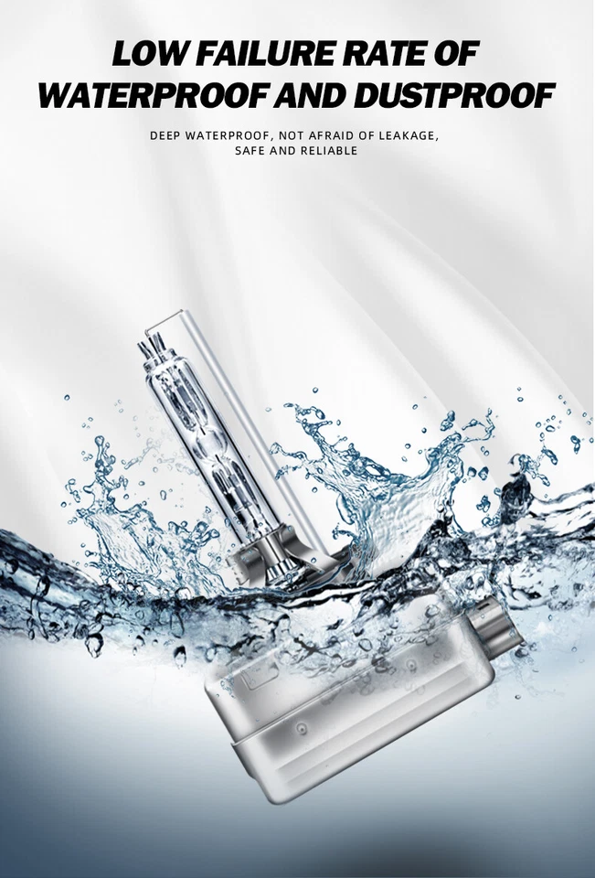 2 PCS For Audi R8 Hi&Lo OEM Car Headlight Blue Light Bulbs Kit D1C D1R D1S Xenon Foto 3 de 4