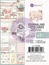 Prima Marketing WITH LOVE 3x4 Journaling Notecards 45pc Tags Planner 996246