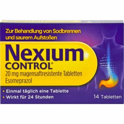 GLAXOSMITHKLINE CONSUMER HEALTHCARE NEXIUM Control 20 mg magensaftresistente Tabletten 14 St PZN10251973